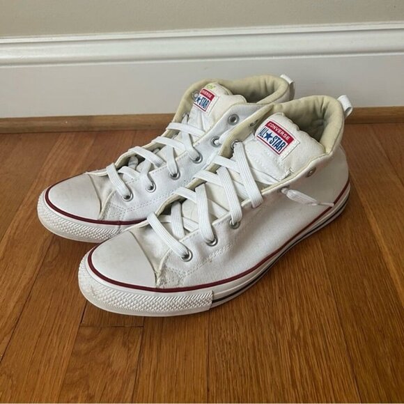Converse Chuck Taylor All Star Men’s Street Canvas Mid Top Sneakers Size 12 - Picture 1 of 9